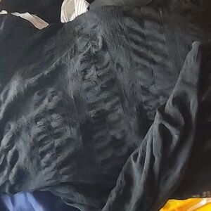 NF bell sleeve mesh top